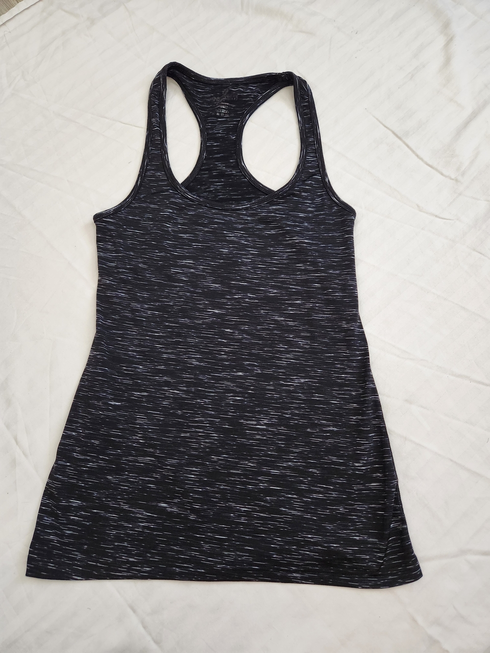Women's Black Space-Dye Racerback Skirt